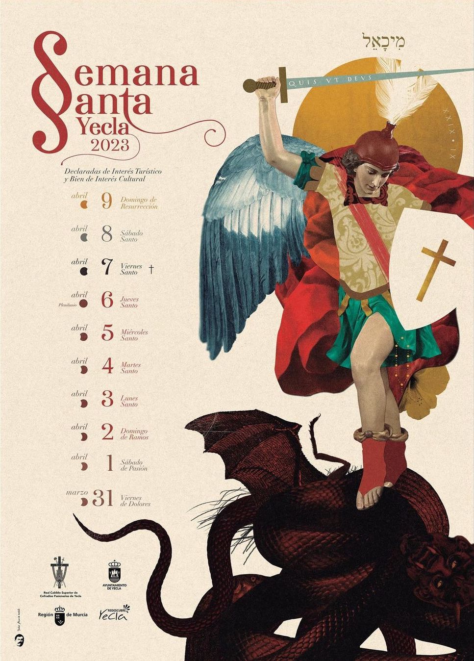 Cartel de la Semana Santa de Yecla 2023